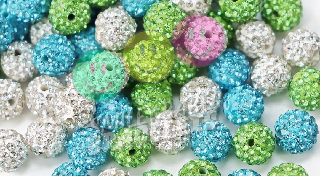 BLING Singles - BLUE/GREEN, B&W, RAINBOW SOLID