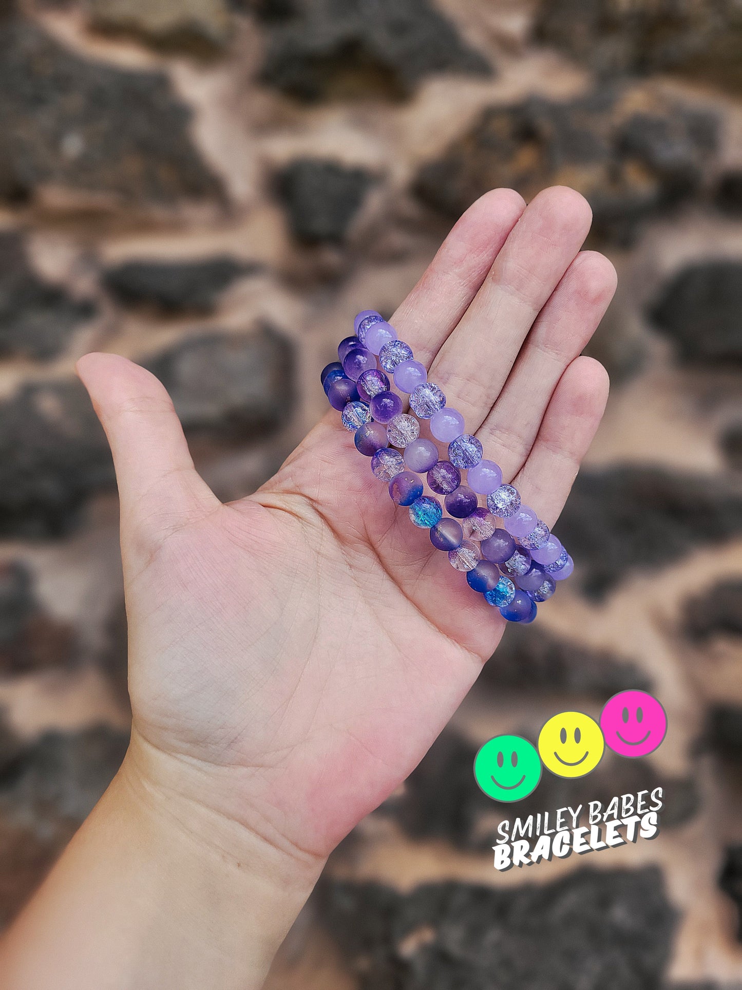 8" Adult Galactic Purple Mini Stack