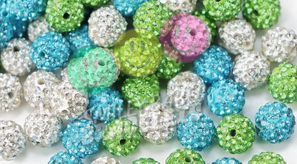 BLING Singles - BLUE/GREEN, B&W, RAINBOW SOLID
