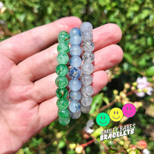 Gold Splash Singles - GREEN, BLUE, GRAY