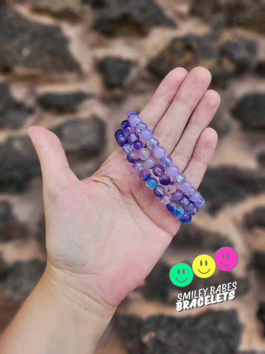 8" Adult Galactic Purple Mini Stack